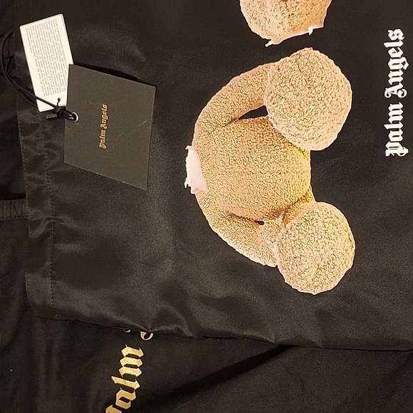 Palm Angels Black Bear Shopping Tote - Picture 6 of 10